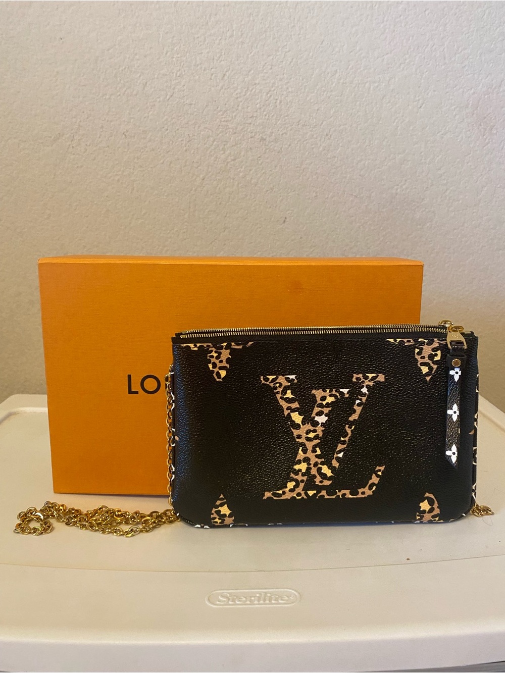Louis Vuitton Monogram jungle double zip pouchette